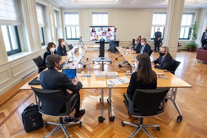 Fundación Telefónica Reina Letizia Visita 1