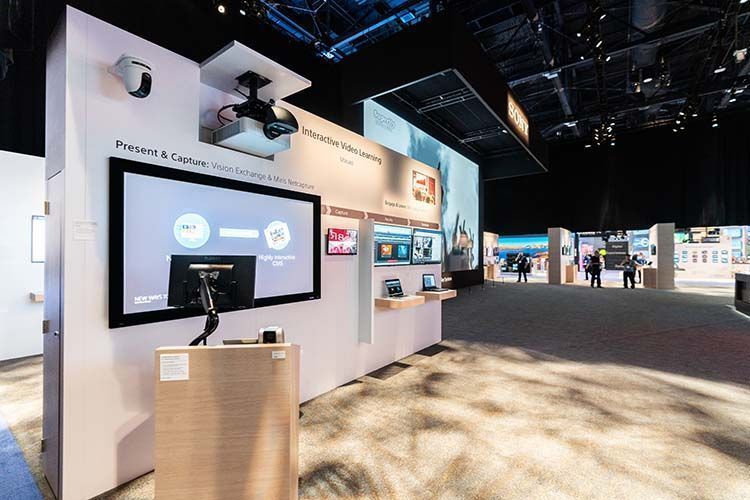 Sony InfoComm 2019 interactive video learning